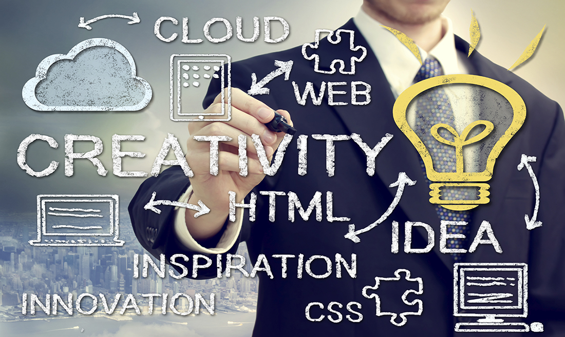 Creativity and Cloud Computing Concept Creativity and Cloud Computing Concept